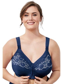 Comfort Choice Women's Plus Size Easy Enhancer&Reg Wireless Posture Corrector Bra