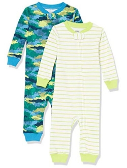 Boys Snug-Fit Cotton Footless Sleeper Pajamas