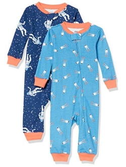 Boys Snug-Fit Cotton Footless Sleeper Pajamas