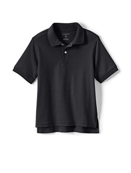 Lands' End School Uniform Kids Short Sleeve Interlock Polo Shirt