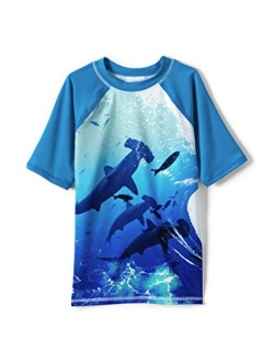 Kids Short Sleeve UPF 50 Sun Protection Rash Guard