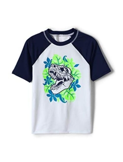 Kids Short Sleeve UPF 50 Sun Protection Rash Guard