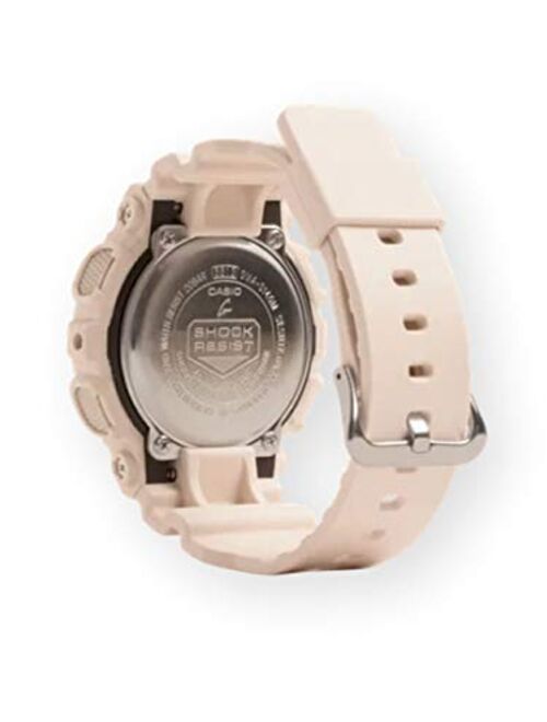 Casio G-Shock Blush and Rose Gold-Tone Analog Digital Resin Strap Watch GMAS140M-4A