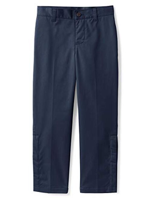 Lands' End School Uniform Boys Adaptive Blend Iron Knee Chino Pants