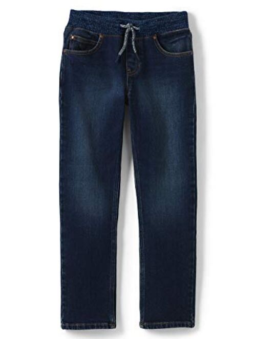 Lands' End Boys Iron Knee Stretch Pull On Jeans