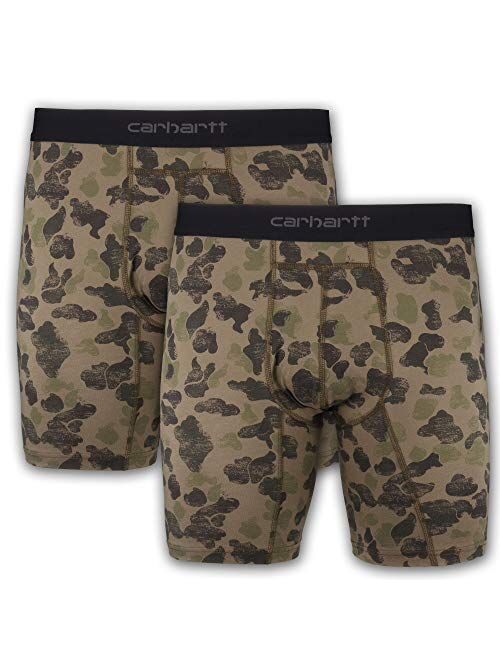 Carhartt Men's Cotton Polyester 2 Pack Boxer Brief