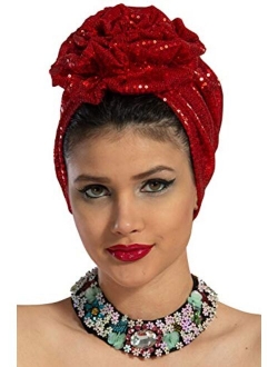 Instant Turban Cotton Scarf Head Wrap Scarfs For Women Hat Rose Detail