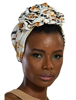 Instant Turban Cotton Scarf Head Wrap Scarfs For Women Hat Rose Detail