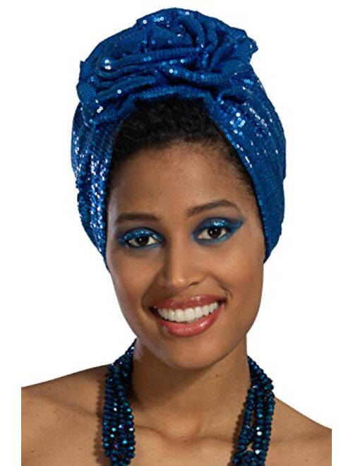 Instant Turban Cotton Scarf Head Wrap Scarfs For Women Hat Rose Detail