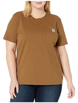 Women's K87 Workwear Pocket Short Sleeve T-Shirt (Regular and Plus Sizes)