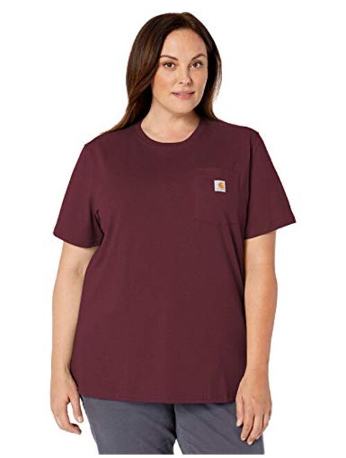 Carhartt Women's K87 Workwear Pocket Short Sleeve T-Shirt (Regular and Plus Sizes)