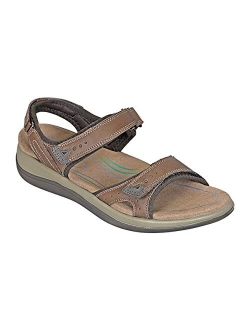 Proven Heel and Foot Pain Relief. Extended Widths. Orthopedic Diabetic Arch Support Women's Orthotic Sandals, Malibu