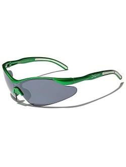 Half Frame Kids Boys Sunglasses Age 4-12 Sport Performance Cycling Baseball Running