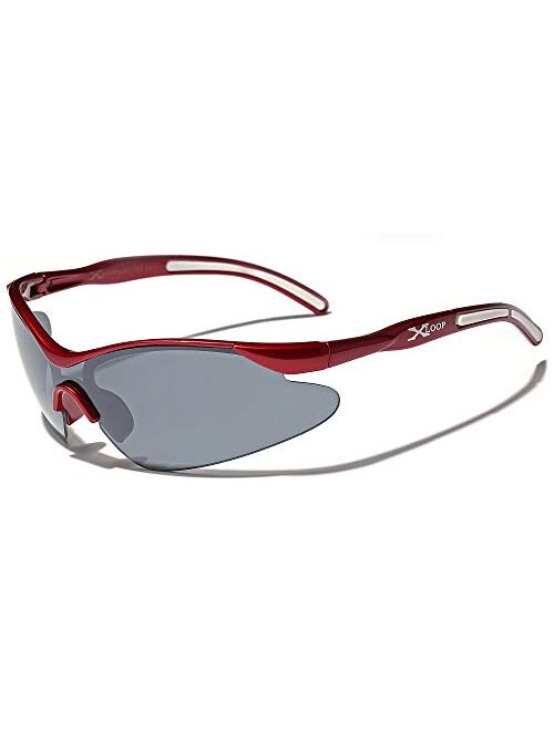 Half Frame Kids Boys Sunglasses Age 4-12 Sport Performance Cycling Baseball Running