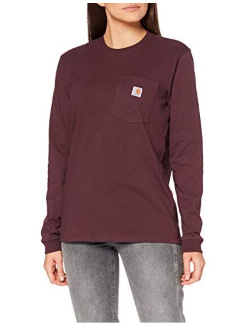 Carhartt Women's K126 Workwear Pocket Long Sleeve T-Shirt (Regular and Plus Sizes)