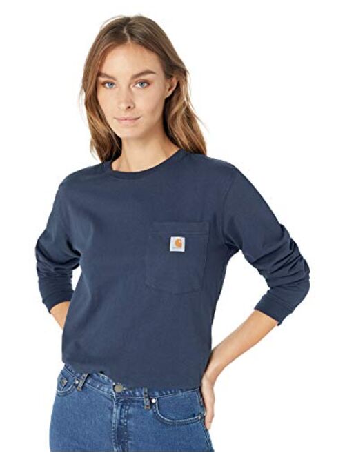 Carhartt Women's K126 Workwear Pocket Long Sleeve T-Shirt (Regular and Plus Sizes)