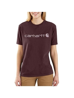 Women's Wk195 Workwear Logo Short T-Shirt