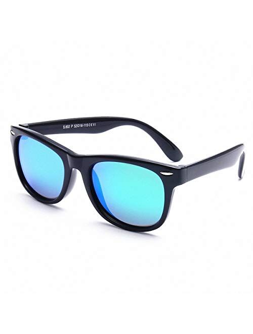 Kids Sunglasses Polarized UV Protection Trendy Sun Glasses Todd​ler Boys Girls