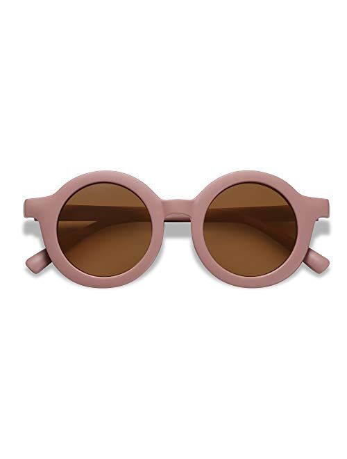 SOJOS Cute Round Baby Sunglasses for Kids UV400 Protection De Sol Gafas SK5606