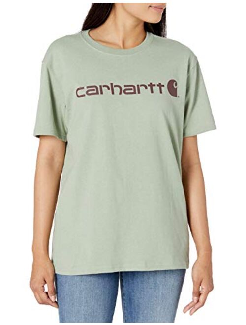 Carhartt Women's Regular Wk195 Workwear Logo Short T-Shirt