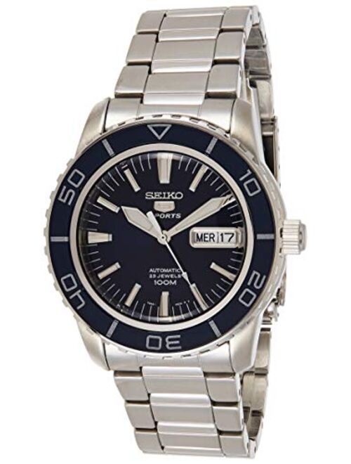 Seiko Men's SNZH53 Seiko 5 Automatic Dark Blue Dial Stainless Steel Watch