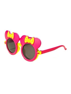 WebDeals - Childrens Mouse Ear Round Flip Out Sunglasses