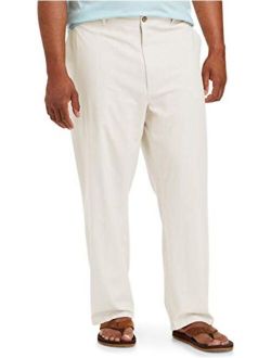 Men's Big & Tall Linen Blend Pant fit by DXL