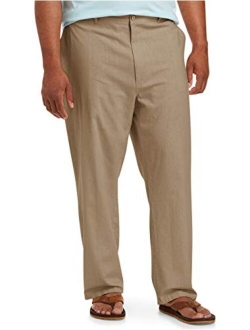 Men's Big & Tall Linen Blend Pant fit by DXL