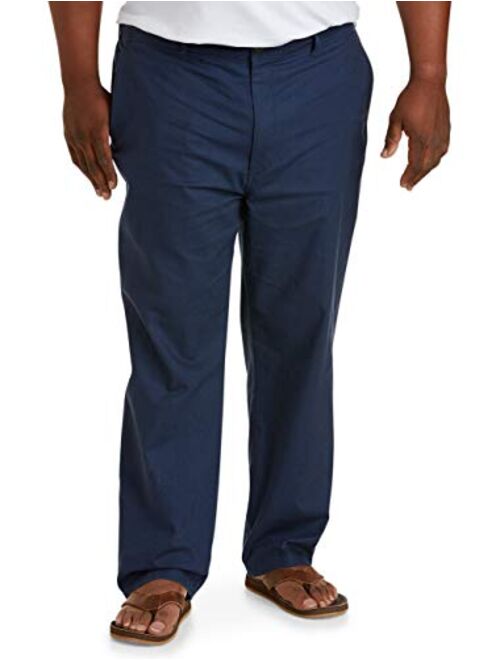 Amazon Essentials Men's Big & Tall Linen Blend Pant fit by DXL