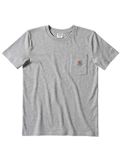 Boys' Short Sleeve Logo Pocket Tee T-Shirt