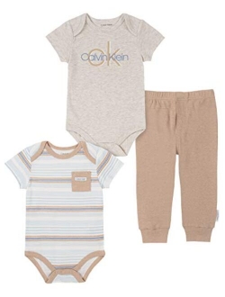 Boys' 3 Pieces Bodysuit Pants Set