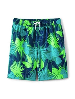 Boys Print Swim Trunks