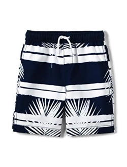 Boys Print Swim Trunks