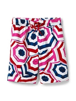 Boys Print Swim Trunks