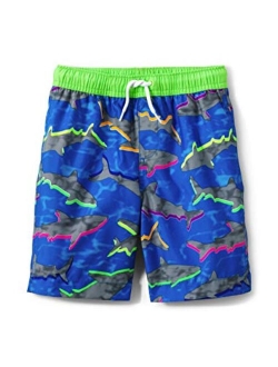 Boys Print Swim Trunks