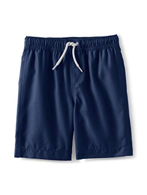 Lands' End Boys Print Swim Trunks