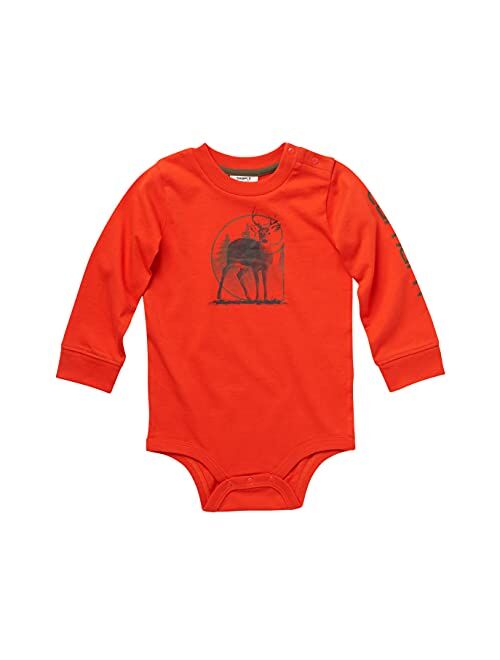 Carhartt baby-boys Long Sleeve Bodysuit