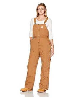 Buy Carhartt Women's Weathered Duck Unlined Wildwood Bib Overalls online