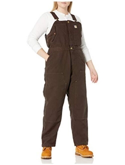 Women's Weathered Duck Wildwood Bib Overalls (Regular and Plus Sizes)