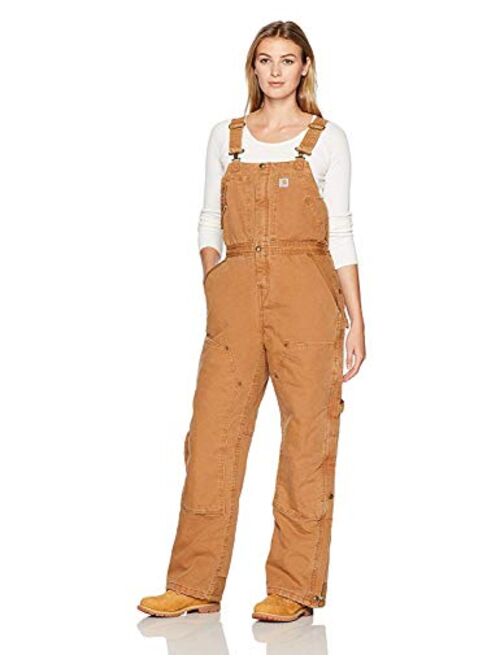 Carhartt Women's Weathered Duck Wildwood Bib Overalls (Regular and Plus Sizes)