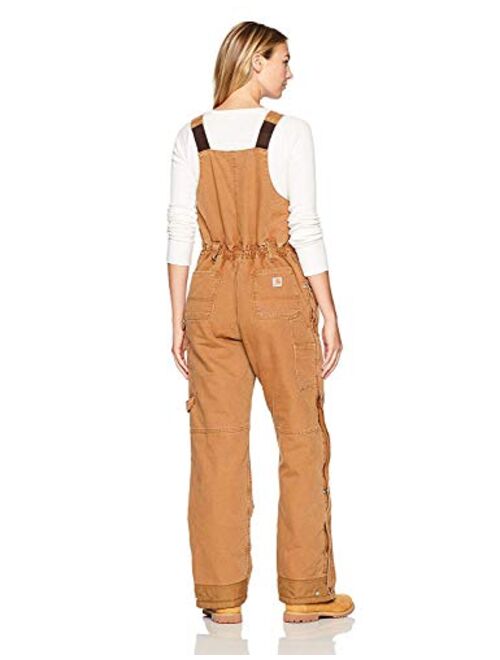 Carhartt Women's Weathered Duck Wildwood Bib Overalls (Regular and Plus Sizes)