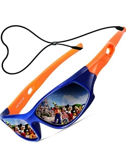 ATTCL Kids Hot TR90 Polarized Sports Sunglasses For Boys Girls Child Age 3-10