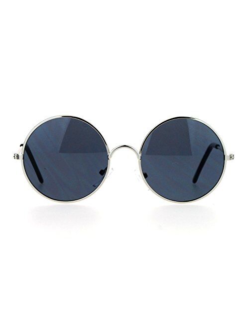 SA106 Boys Kids Size Round Circle Mirrored Mirror Lens Hippie Sunglasses