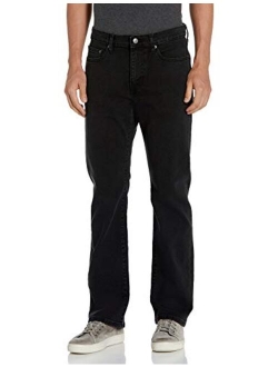 Men's Straight-Fit Stretch Bootcut Jean