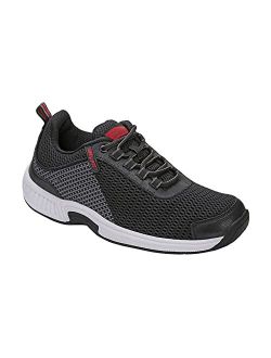 Proven Heel and Foot Pain Relief. Extended Widths. Best Orthopedic Plantar Fasciitis Diabetic Mens Walking Shoes Sneakers Edgewater