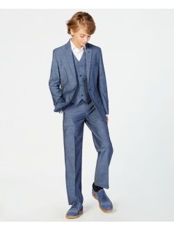 Big Boys Plain-Weave Suit Jacket
