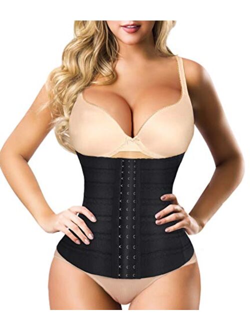 Nebility Women Waist Trainer Shapewear Tummy Control Waist Cincher Slim Body Shaper Workout Girdle Underbust Corset