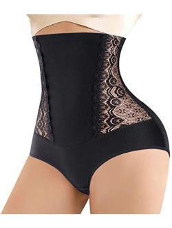 Waist Trainer for Women Butt Lifter Shapewear High Waist Tummy Control Panty Lace Body Shaper Shorts