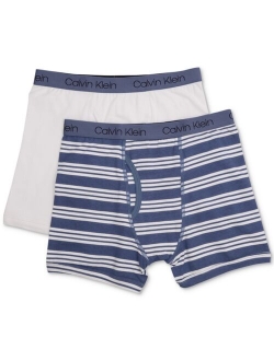 2-Pk. Cotton Boxer Briefs, Little & Big Boys