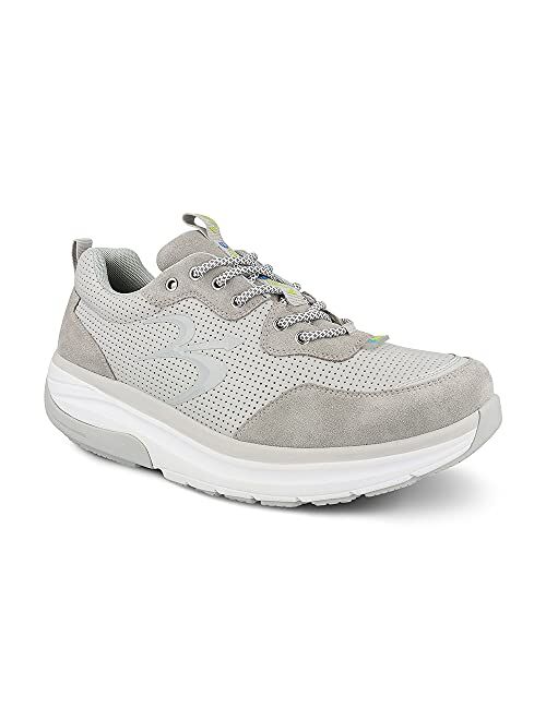 Gravity Defyer Men's GDEFY Shaxon Athletic Shoes - Hybrid VersoShock Proven Performance Shock-Absorbing Leather Pain Relief Shoes